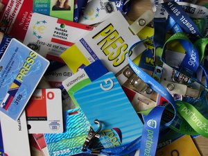 Accreditation badges