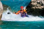 Kayaking on Soča river