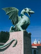 Le pont du dragon à Ljubljana