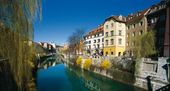 Ljubljanica River banks