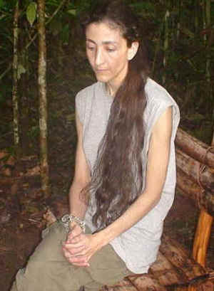 Ingrid Betancourt in captivity, 23 October 2007