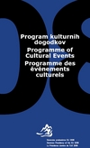 Programme des événements culturels