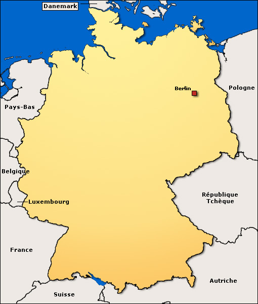 Image Map, République Fédérale d'Allemagne