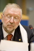 Minister za zunanje zadeve Dimitrij Rupel na odboru AFET Evropskega parlamenta