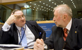 Chairman of the Committee on Foreign Affairs of the European Parliament Jacek Saryusz-Wolski and Minister Rupel