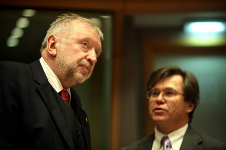 Dimitrij Rupel et Libor Rouček, Vice-président de la Commission des affaires étrangères