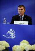 Slovenian Minister of the Interior Dragutin Mate