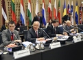 Plenary session (Mitja Mavko, Andrej Bajuk, Petr Blizkovsky, Alexandre Lamfalussy)