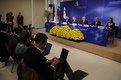 Conférence de presse de la Présidence (McCreevy, Trichet, Bajuk, Almunia, Bremšak)