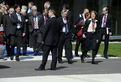 Before the Family Photo of Eurogroup Ministers