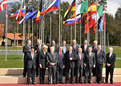 Photo de groupe des ministres de l'Eurogroupe