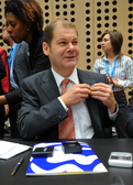 Olaf Scholz, german Federal Minister of Labour and Social Affairs