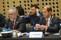 Portugese Minister for Labour and Social Solidarity, José Vieira da Silva and Olaf Scholz, german Federal Minister of Labour and Social Affairs