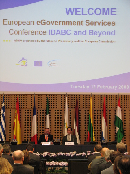 Opening of the IDABC conference