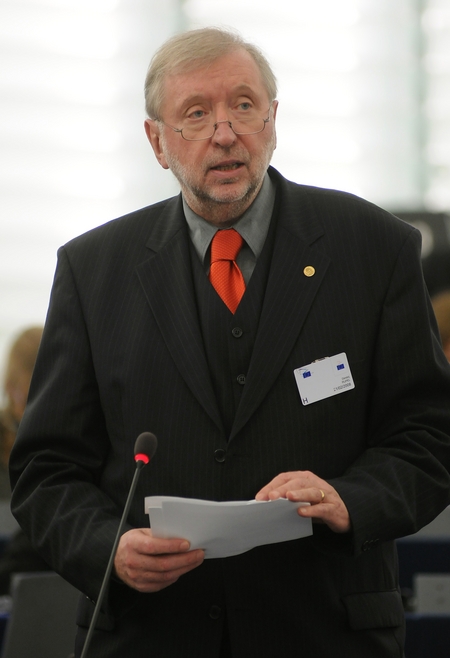 Discours du Ministre des Affaires étrangères Dimitrij Rupel au Parlement européen à Strasbourg