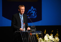 European Commissioner for Science and Research Janez Potočnik during his opening address at the opening event of the European year of intercultural dialogue in Cankarjev dom