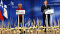 Press conference of the Prime Minister of the Republic of Slovenia Janez Janša and the Vice President of the European Commission Margot Wallström