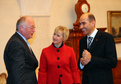 Günter Verheugen, Margot Wallström et Janez Janša