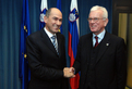 Meeting of the Prime Minister of the Republic of Slovenia Janez Janša and the President of the European Parliament  Hans-Gert Pöttering