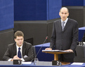 State Secretary for European Affairs Janez Lenarčič and Prime Minister of the Republic of Slovenia Janez Janša