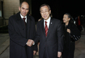 Predsednik Vlade RS Janez Janša in generalni sekretar OZN Ban Ki-moon