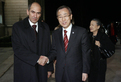 Prime Minister Janez Janša and Secretary-General of the United Nations Ban Ki-moon