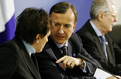 Before the beginning of Presidency press conference: Brigitte Zypries, Franco Frattini, Lovro Šturm