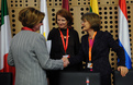 Minister of Labour, Family and Social Affairs Marjeta Cotman, Director of the Office for Equal Opportunities Tanja Salecl and Director of the Commission Directorate for Equality between Men/Women, Action against discrimination and Civil Society Belinda Pyke