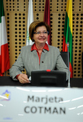 Minister Labour, Family and Social Affairs Marjeta Cotman