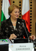 Présidente de la Commission du Parlement européen des droits de la femme et de l'égalité des genres Anna Záborská
