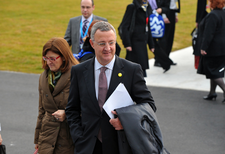 Jesús Caldera Sánchez-Capitán, spanish Minister of Employment and Social Affairs