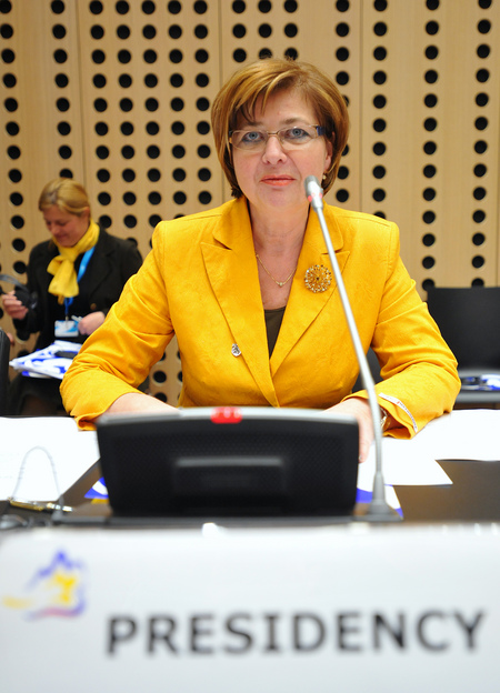 Slovenian Minister of Labour, Family and Social Affairs Marjeta Cotman