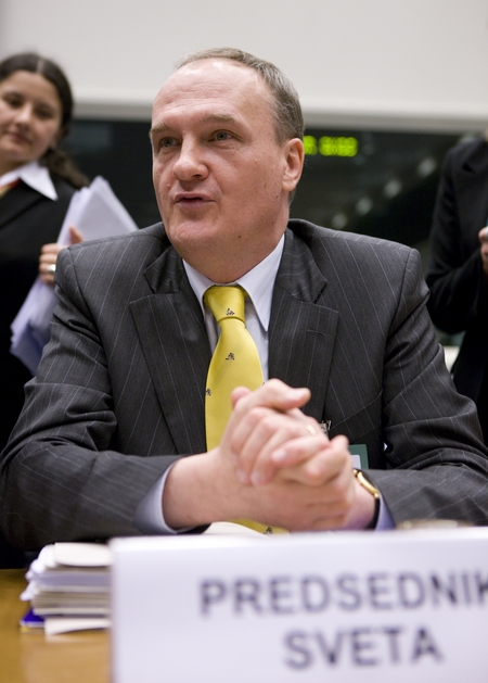 Président du Conseil Environnement, ministre slovène de l'Environnement et de l'Aménagement du Territoire Janez Podobnik