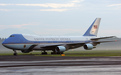 Prihod predsedniškega letala Air Force One