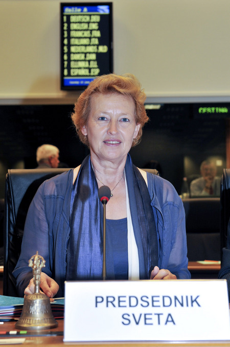 Ministrica za zdravje in predsednica Sveta EPSCO (zdravje) Zofija Mazej Kukovič