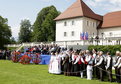 Programme devant le Château de Brdo