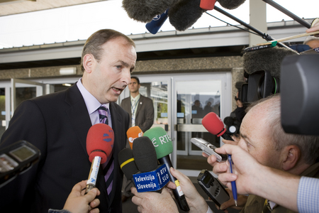 Door-step statement of the Irish Minister for Foreign Affairs Michael Martin