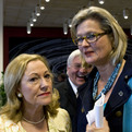 Evropska komisarka za zunanje odnose Benita Ferrero-Waldner in avstrijska zunanja ministrica Ursula Plassnik