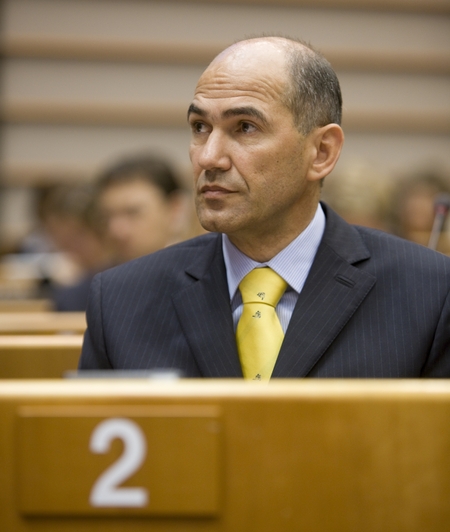 Janez Janša au Parlement européen