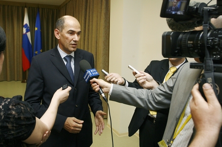 Prime Minister of the Republic of Slovenia and President of the European Council, Janez Janša