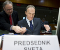Slovenian Minister of the Environment and Spatial Planning Janez Podobnik prior the start of the Environment Council