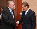 Canadian and Slovenian Ministers of Foreign Affairs, Maxime Bernier and Dimitrij Rupel