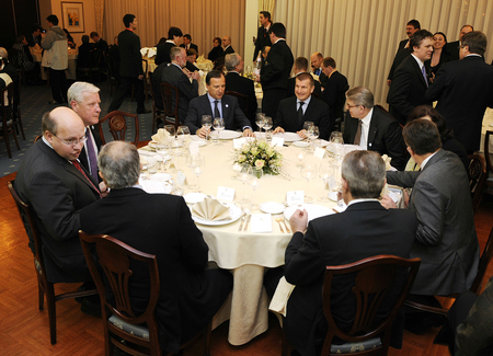 Le dîner à Grand hôtel Toplice