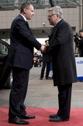 Arrival of Sergei Stanishev, Bulgarian Prime Minister