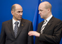 Janez Janša et le Premier ministre suédois Frederik Reinfeldt