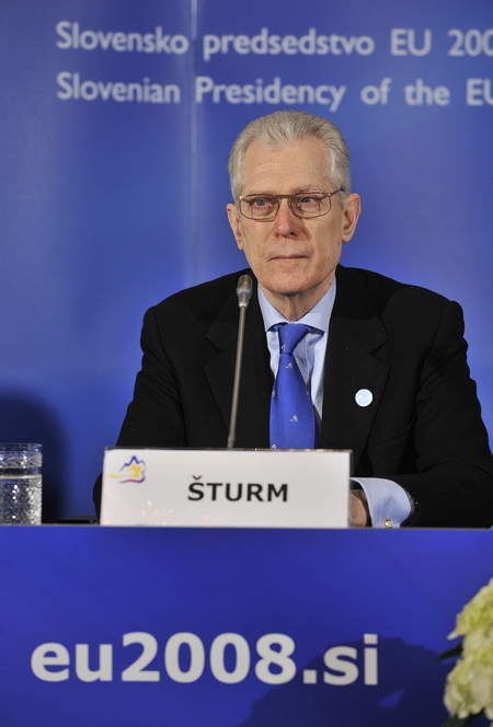 Slovenian Minister of Justice Lovro Šturm