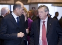 Le premier ministre Janez Janša et  Jean-Claude Juncker, Premier ministre du Luxembourg