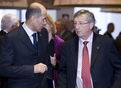 Slovenian Prime Minister Janez Janša and Jean-Claude Juncker, Prime Minister of Luxembourg