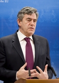 British Prime Minister Gordon Brown