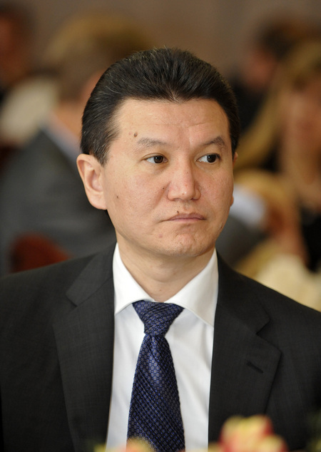 Predsednik Mednarodne šahovske zveze Kirsan Iljumžinov